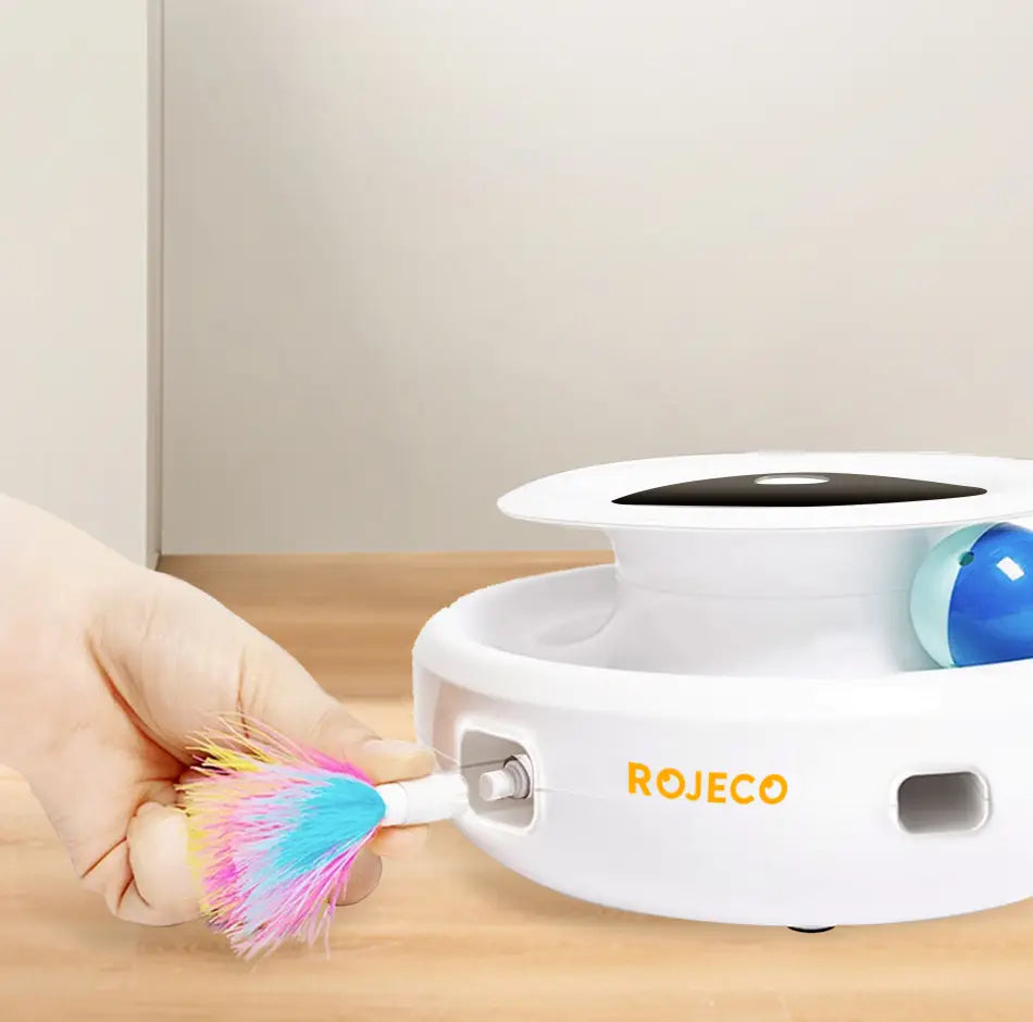 Rojeco Interactive Cat Toy with Five Active Play Modes
