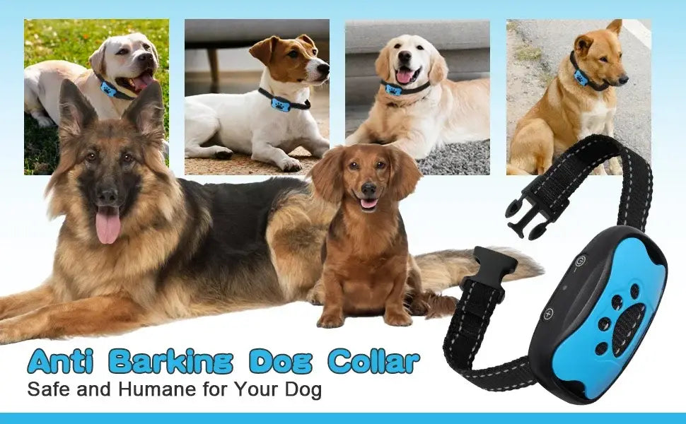 Humane Vibration Bark Collar for Quiet, Stress-Free Training