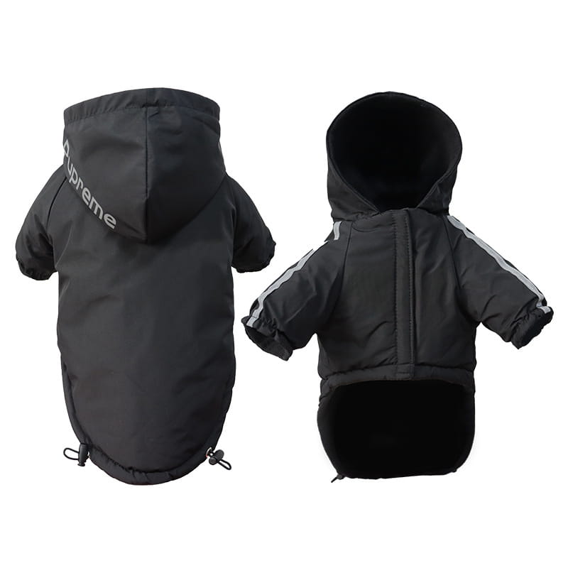 Reflective Waterproof Dog Jacket with Hood