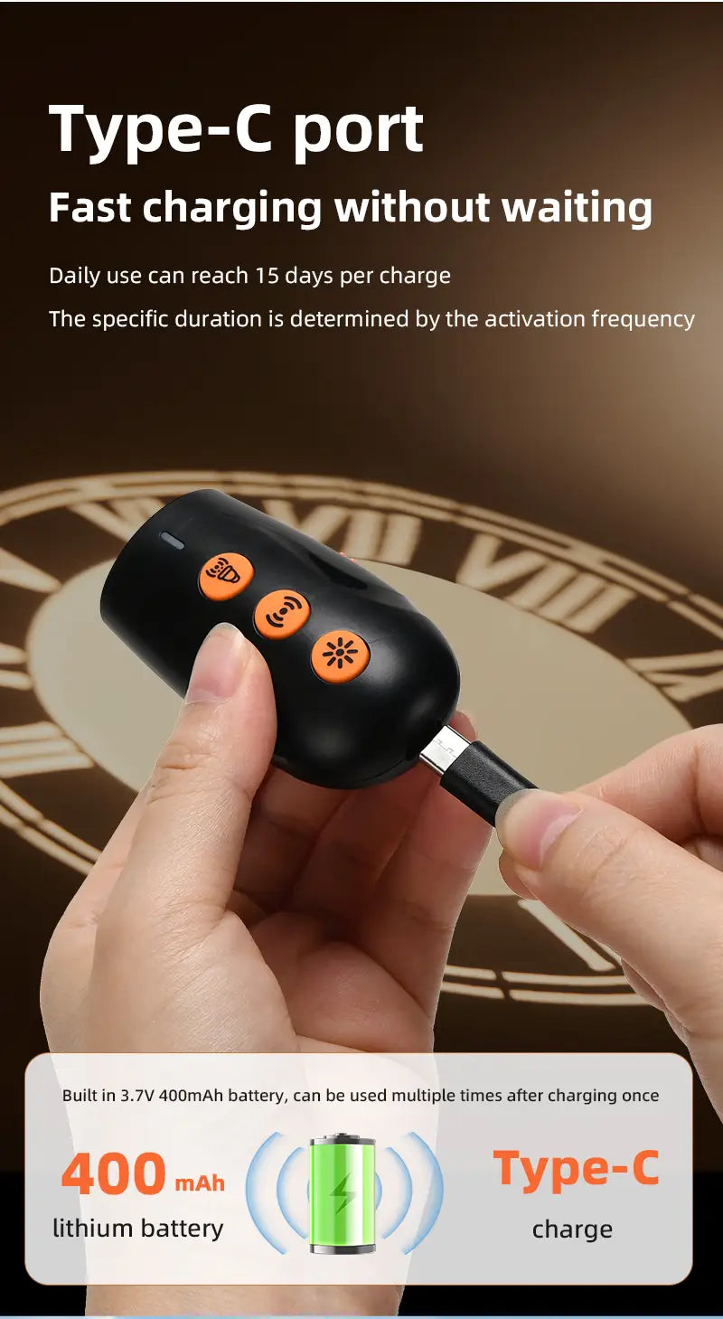 Dog Bark Control Device with LED for Quiet Homes