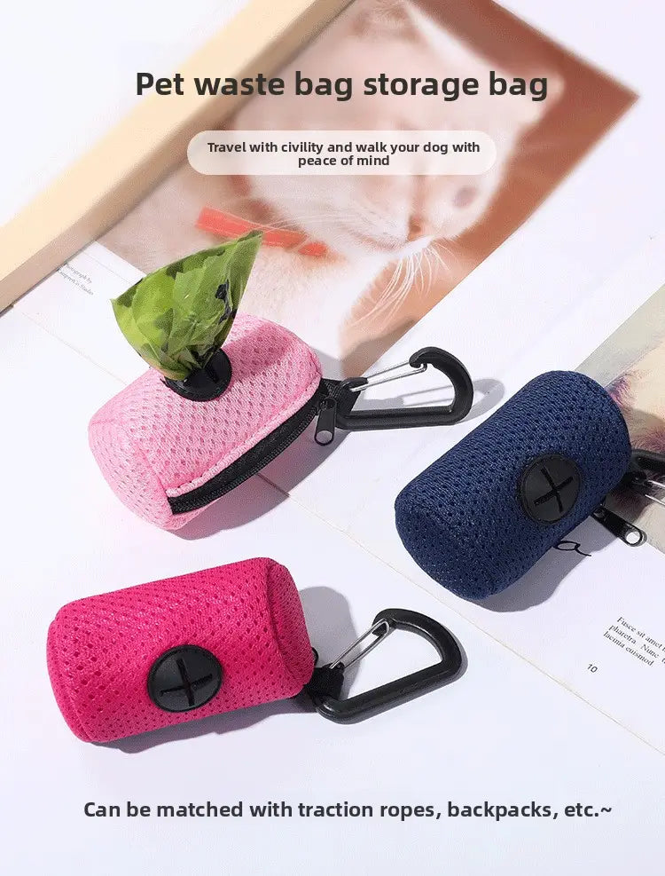 Hands-Free Dog Poop Bag Dispenser for Easy Walks