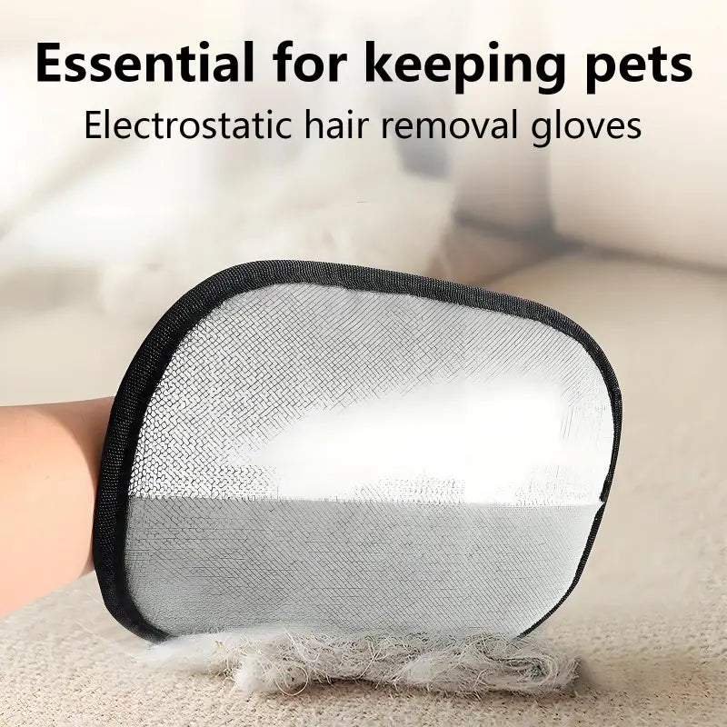 Pet Grooming Gloves for Instant Hair and Fur Removal