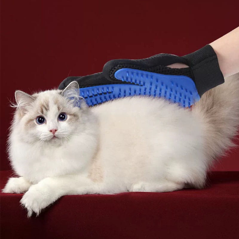 Pet Grooming Glove for Shedding Control and Massage