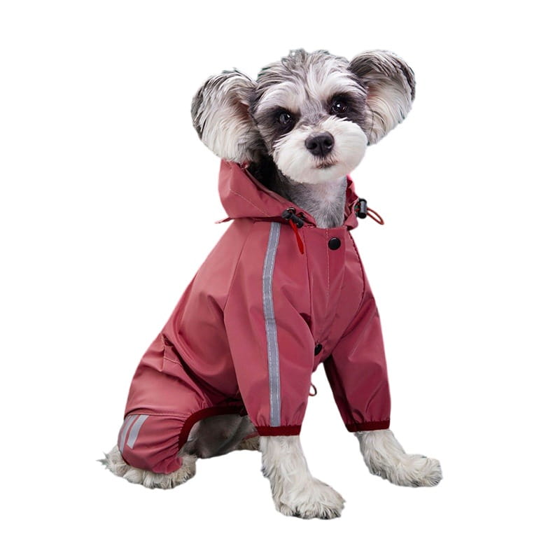 Waterproof Reflective Dog Raincoat for Dry Night Walks