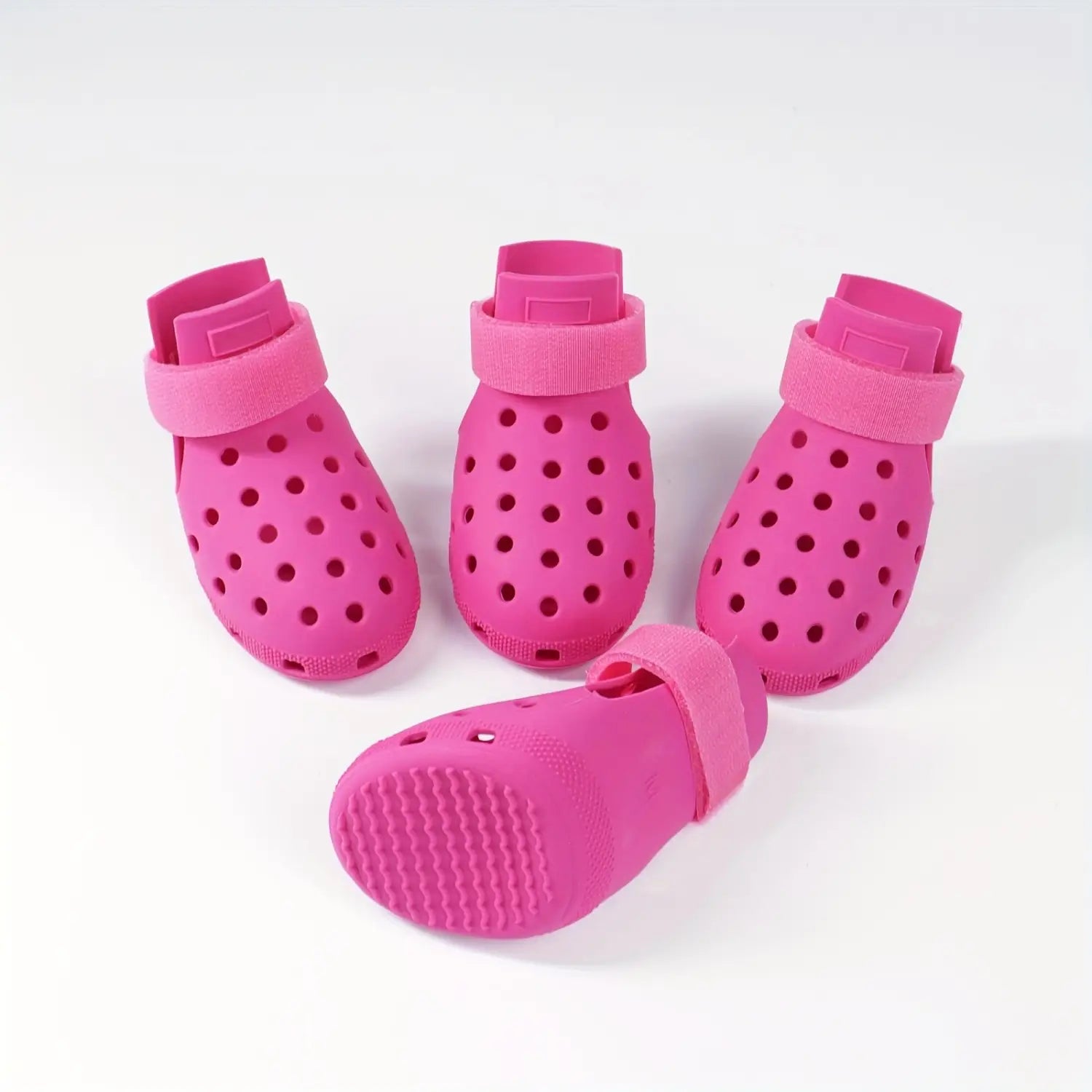 Waterproof Silicone Dog Rain Boots to Help Keep Paws Dry