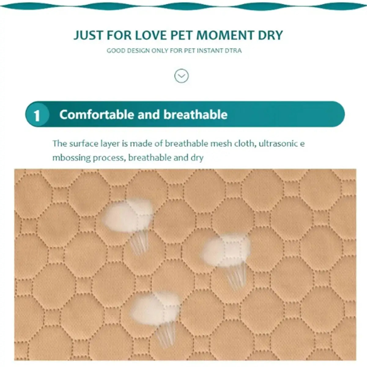 Washable Waterproof Dog Training Pad for Easy Home Cleanup