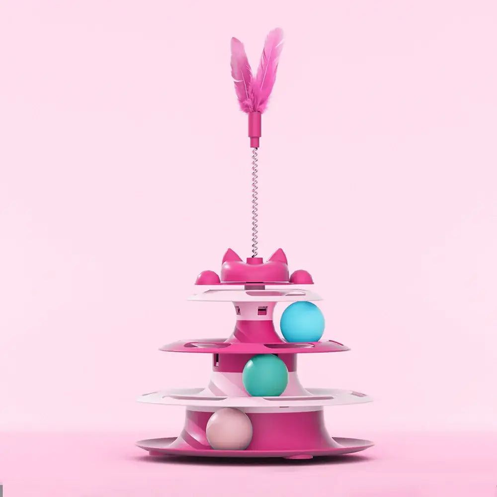 Interactive Cat Turntable Toy for Healthy Active Play