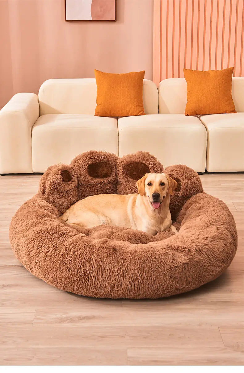 Cozy Heated Dog Bed for Restful Pet Sleep