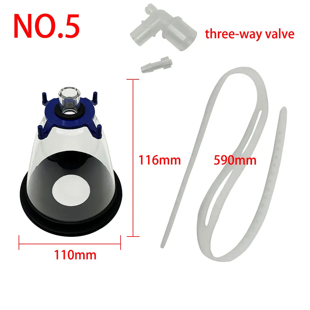 Veterinary Anesthesia Mask Set for Small Animals