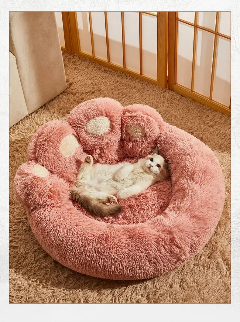 Cozy Heated Dog Bed for Restful Pet Sleep