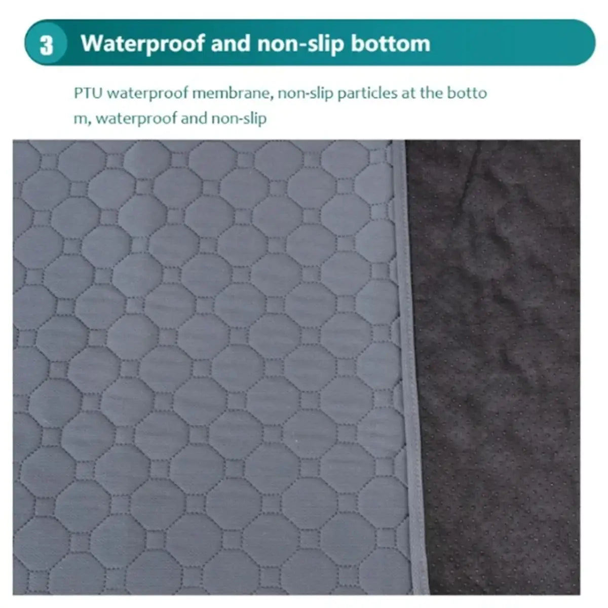 Washable Waterproof Dog Training Pad for Easy Home Cleanup