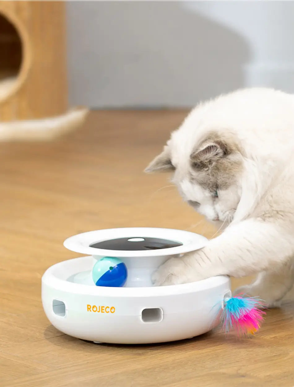 Rojeco Interactive Cat Toy with Five Active Play Modes