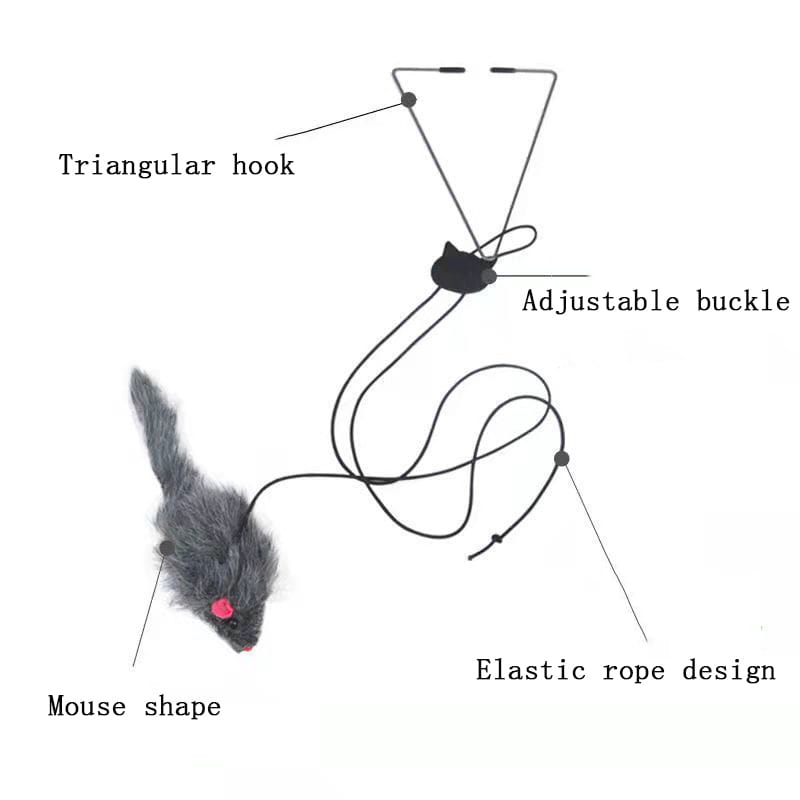 Hanging Door Cat Toy for Endless Engaging Playtime
