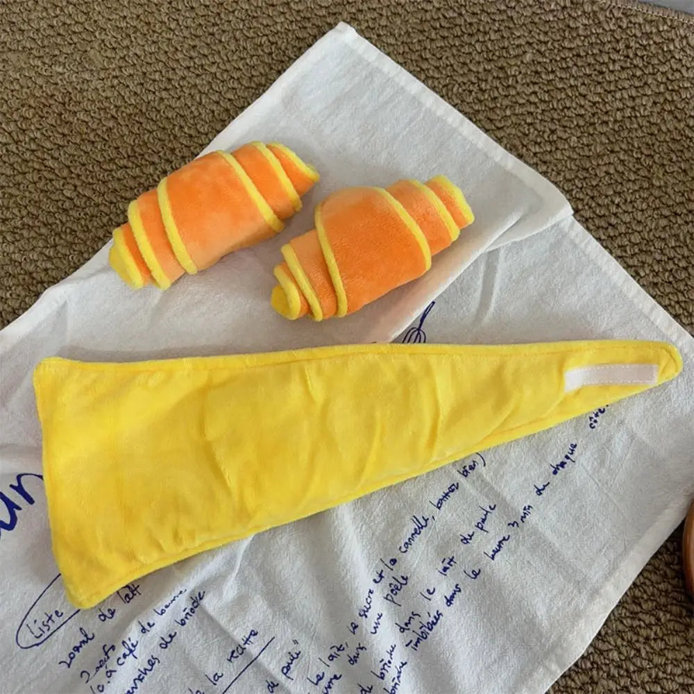 Croissant Dog Toy Treat Dispensing Puzzle for Engaging Play