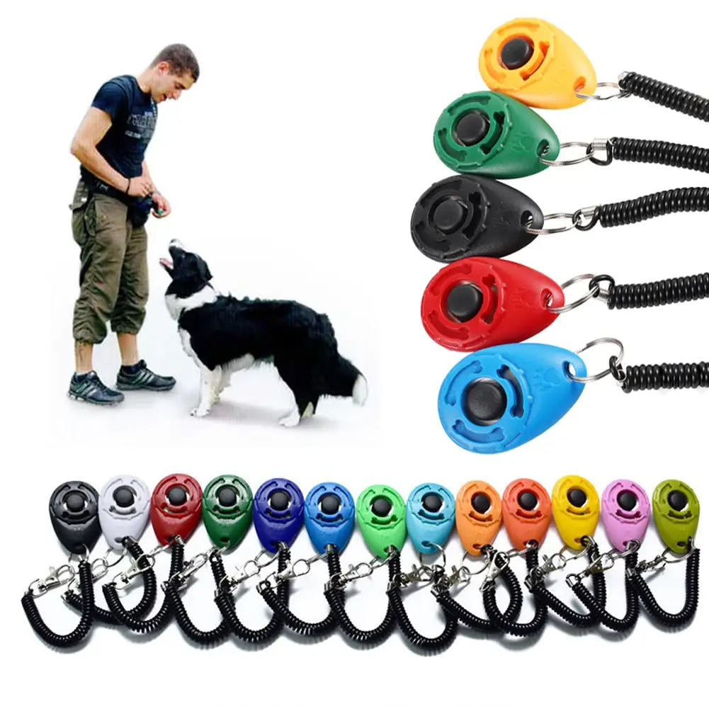 Pet Training Clicker with Wrist Strap for Fast Obedience