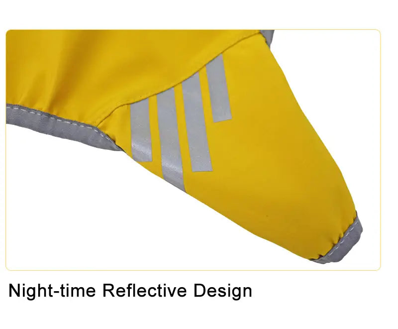 Waterproof Reflective Dog Raincoat for Dry Night Walks