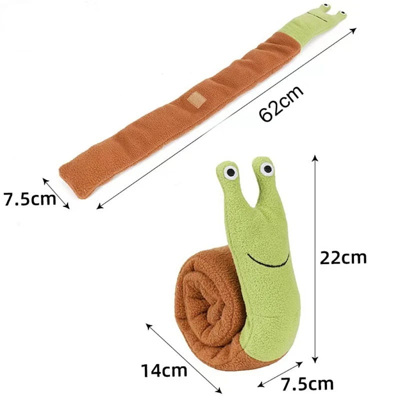 Snail Shaped Dog and Cat Toys Pet Products Pet Supplies Mats to Hide Food Odors Training Puzzles and Fun Sniffing Toys