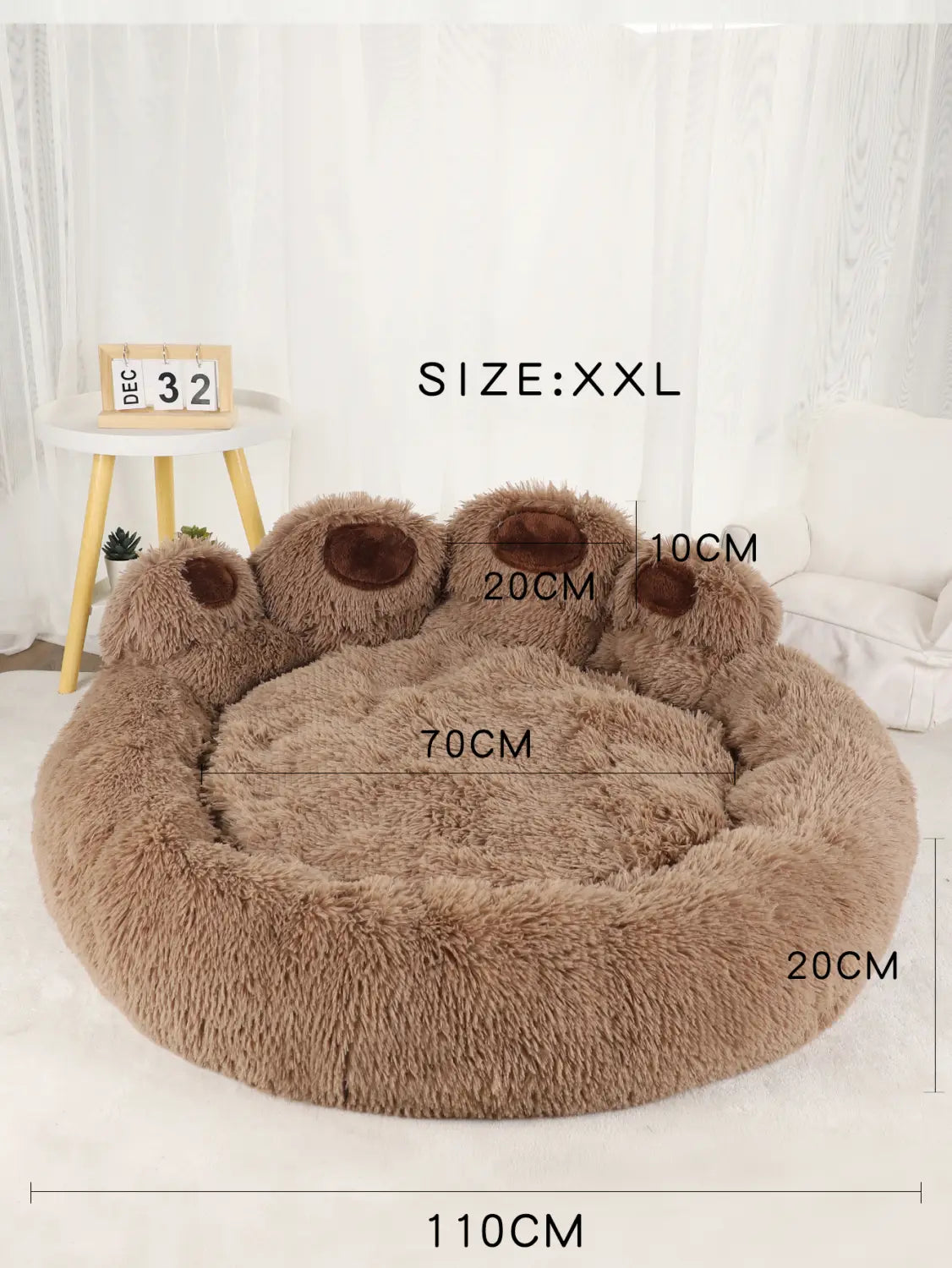 Cozy Heated Dog Bed for Restful Pet Sleep