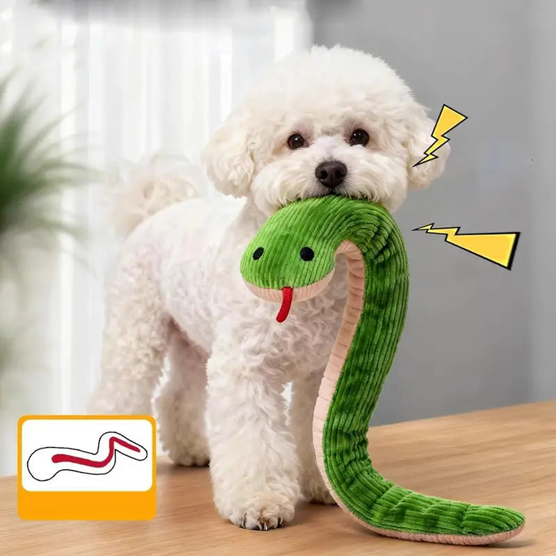 Interactive Snake Toy for Engaging Dog and Cat Play