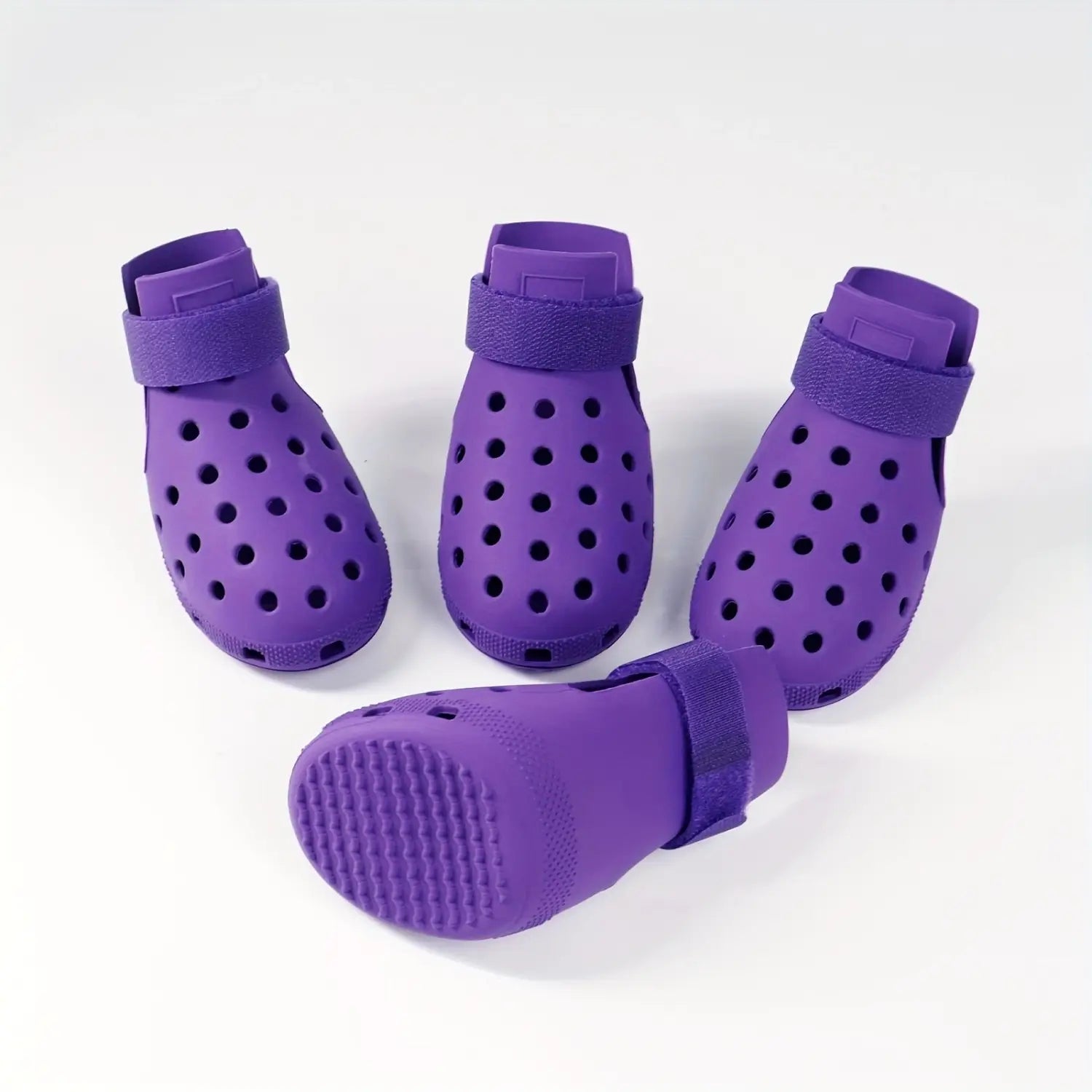 Waterproof Silicone Dog Rain Boots to Help Keep Paws Dry