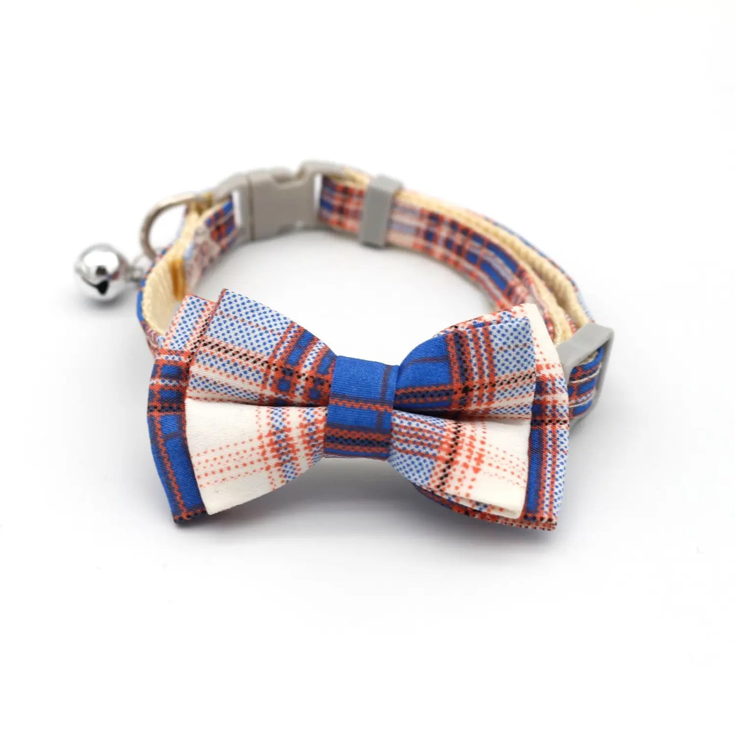 Adjustable Breakaway Cat Collar with Bow and Safety Bell