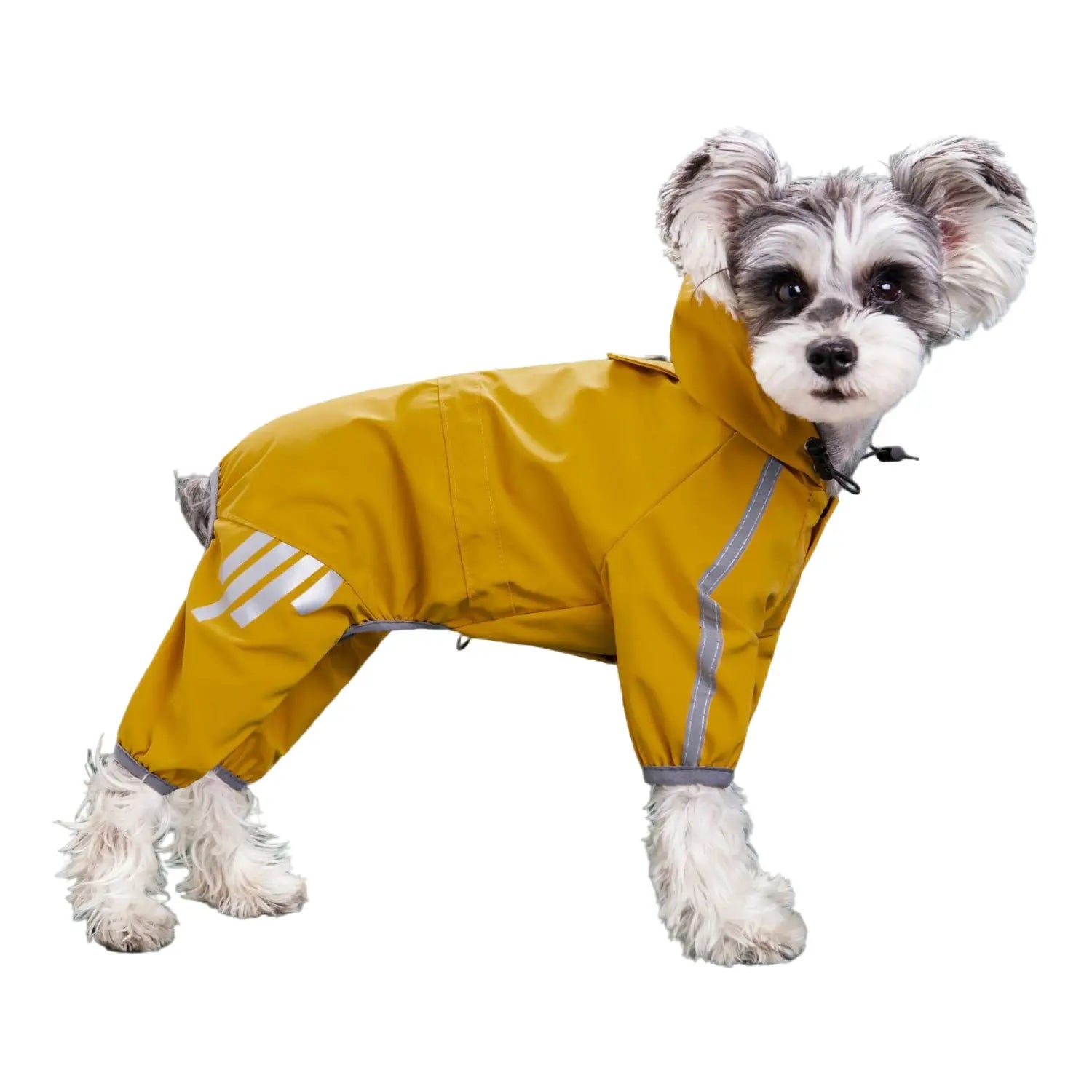 Waterproof Reflective Dog Raincoat for Dry Night Walks