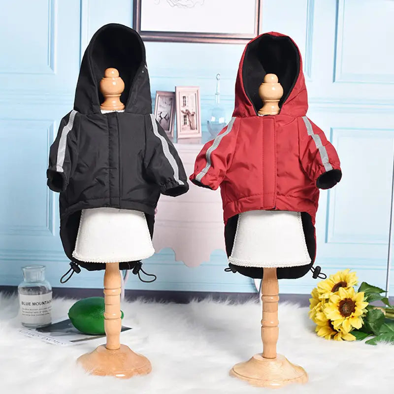 Reflective Waterproof Dog Jacket with Hood