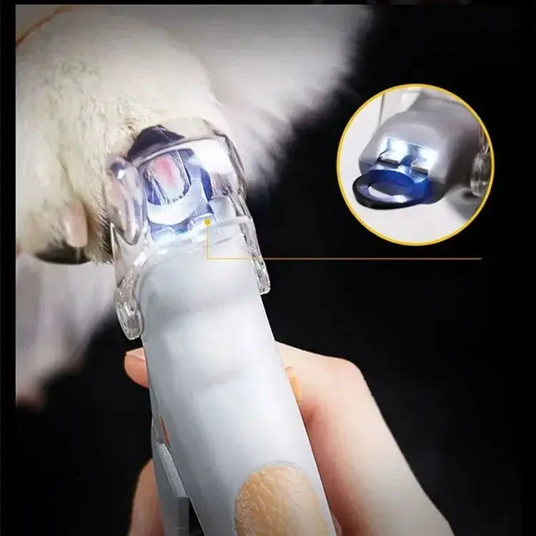 Pet Nail Clippers with LED Light for Precision Trimming