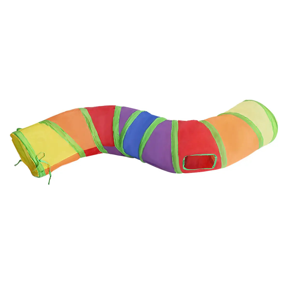 Collapsible Cat Tunnel for Active Play and Restful Hiding