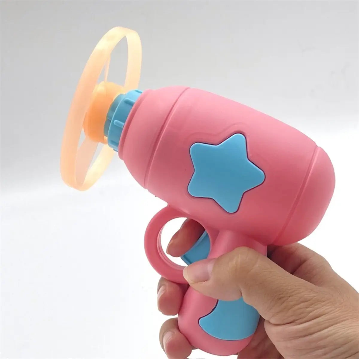 Glowing Flying Disc Launcher Set for Active Outdoor Play