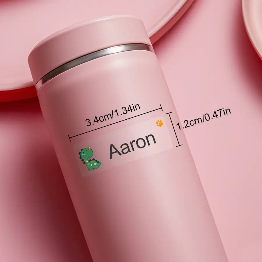 Waterproof Name Labels for School Supplies