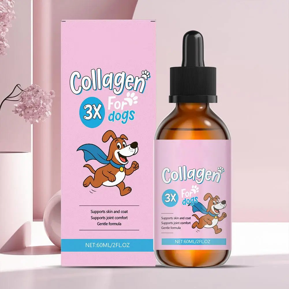 Liquid Collagen for Dogs, 60ml Pet Nutritional Supplement