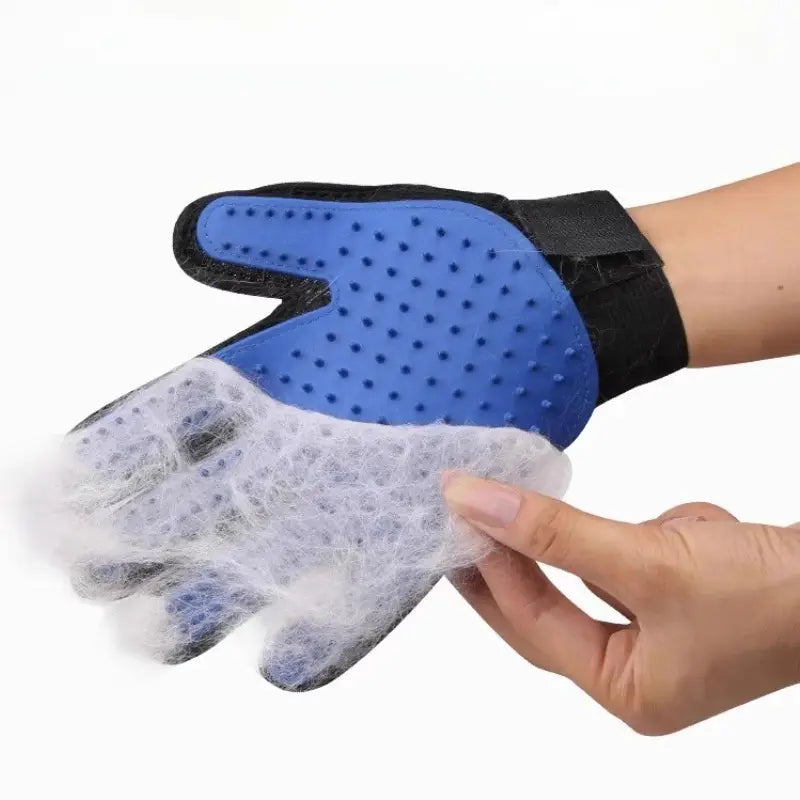 Silicone Pet Bath Glove for Quick Hair Removal