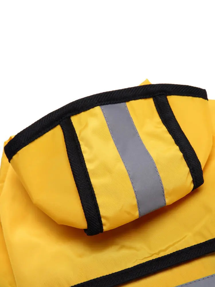 Adjustable waterproof and windproof dog raincoat for rainy walks