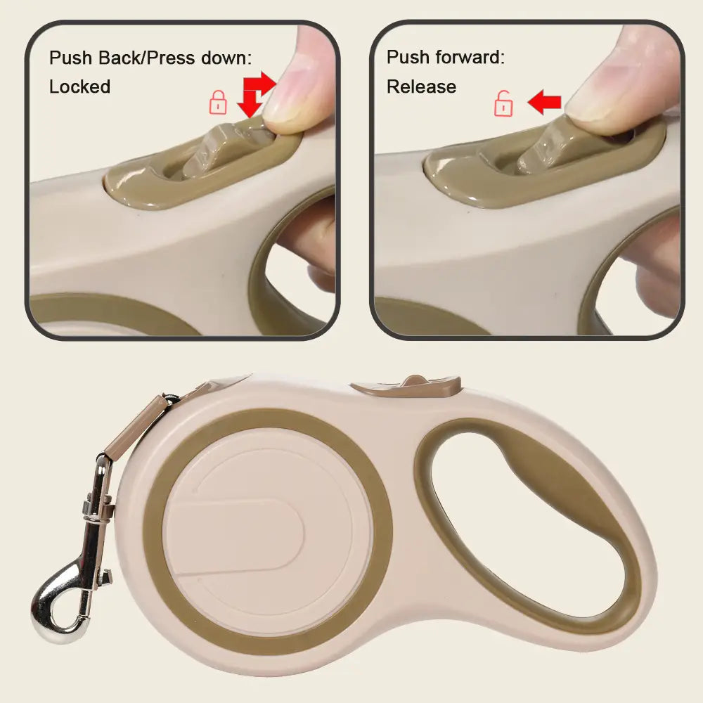 Retractable Dog Leash for Large Pets Up to 50KG