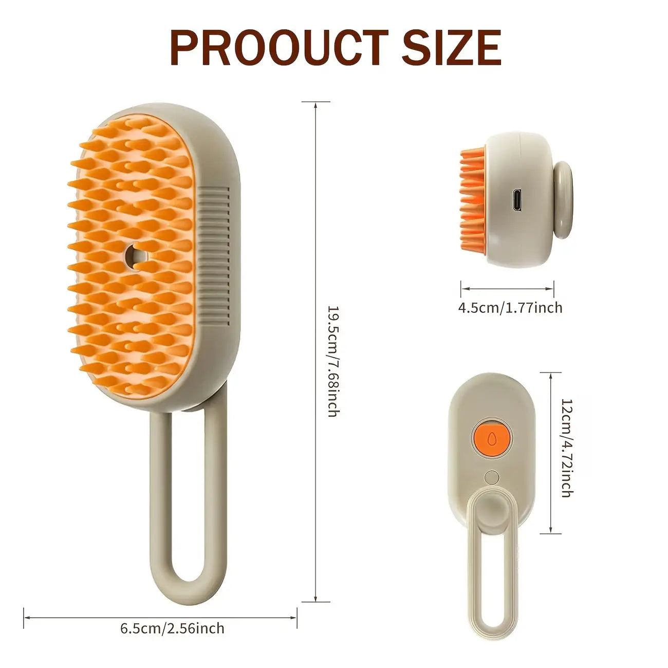 a pet   comb designed to detangle and remove loose fur for cats and dogs suitable for grooming without the need for a bath Product details 0