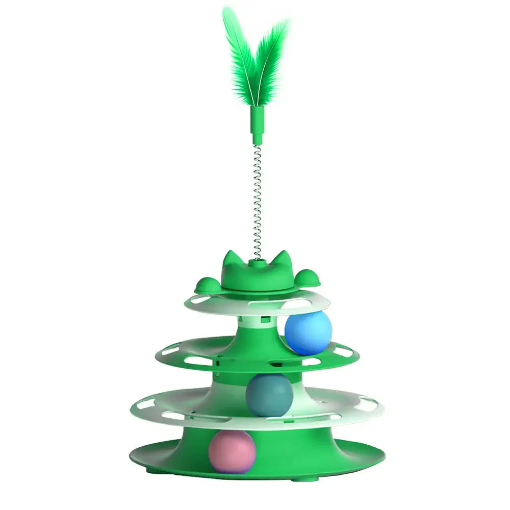 Interactive Cat Turntable Toy for Healthy Active Play