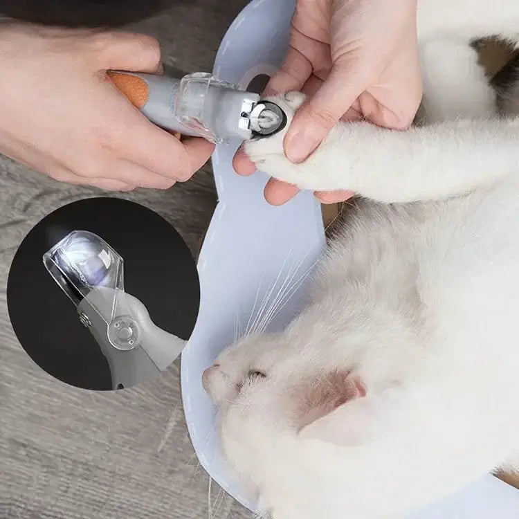 Pet Nail Clippers with LED Light for Precision Trimming