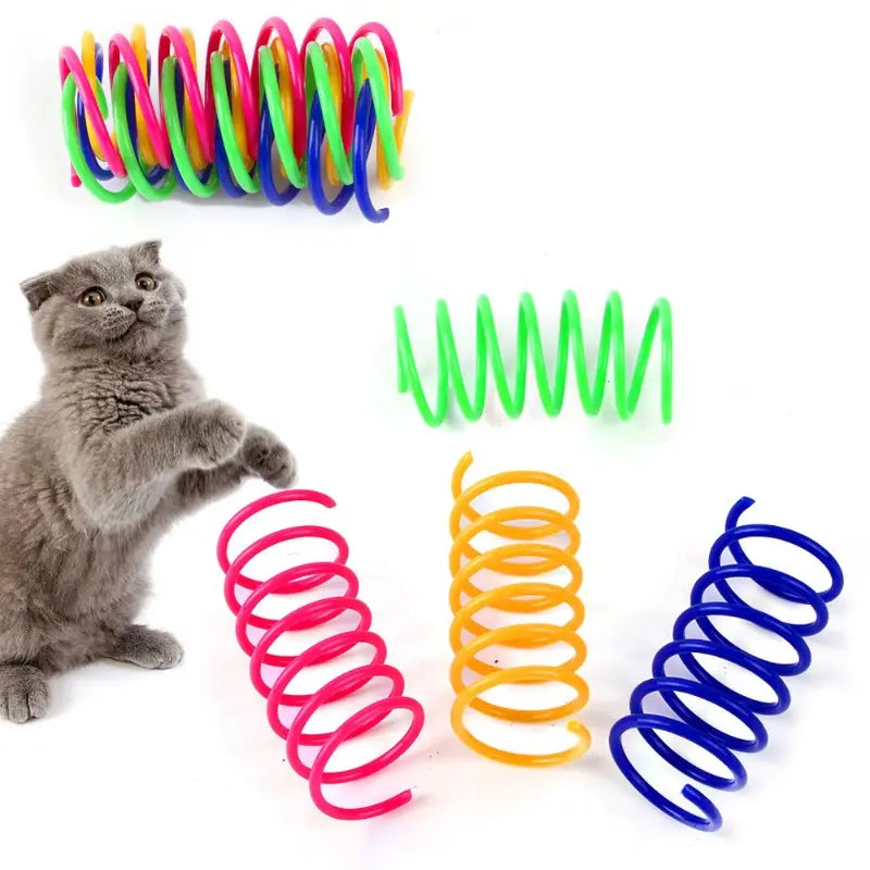 Cat Spring Toy for Daily Hunting and Active Exercise