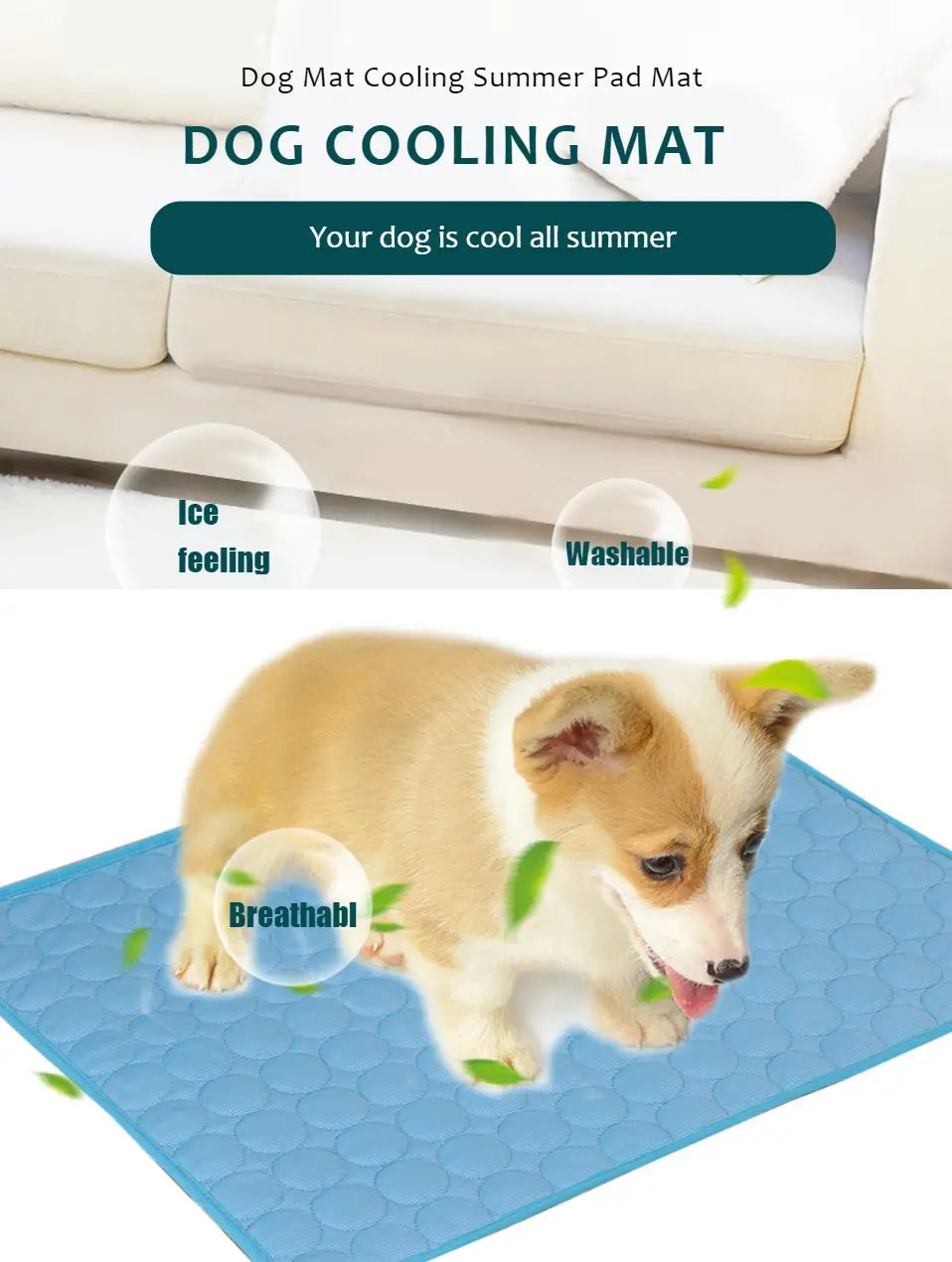 Cooling Pet Mat for Dogs and Cats