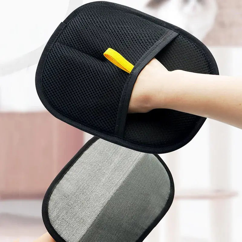 Pet hair removal tools reusable gloves pet double-sided beauty gloves carpet removal pet fur hair pet supplies