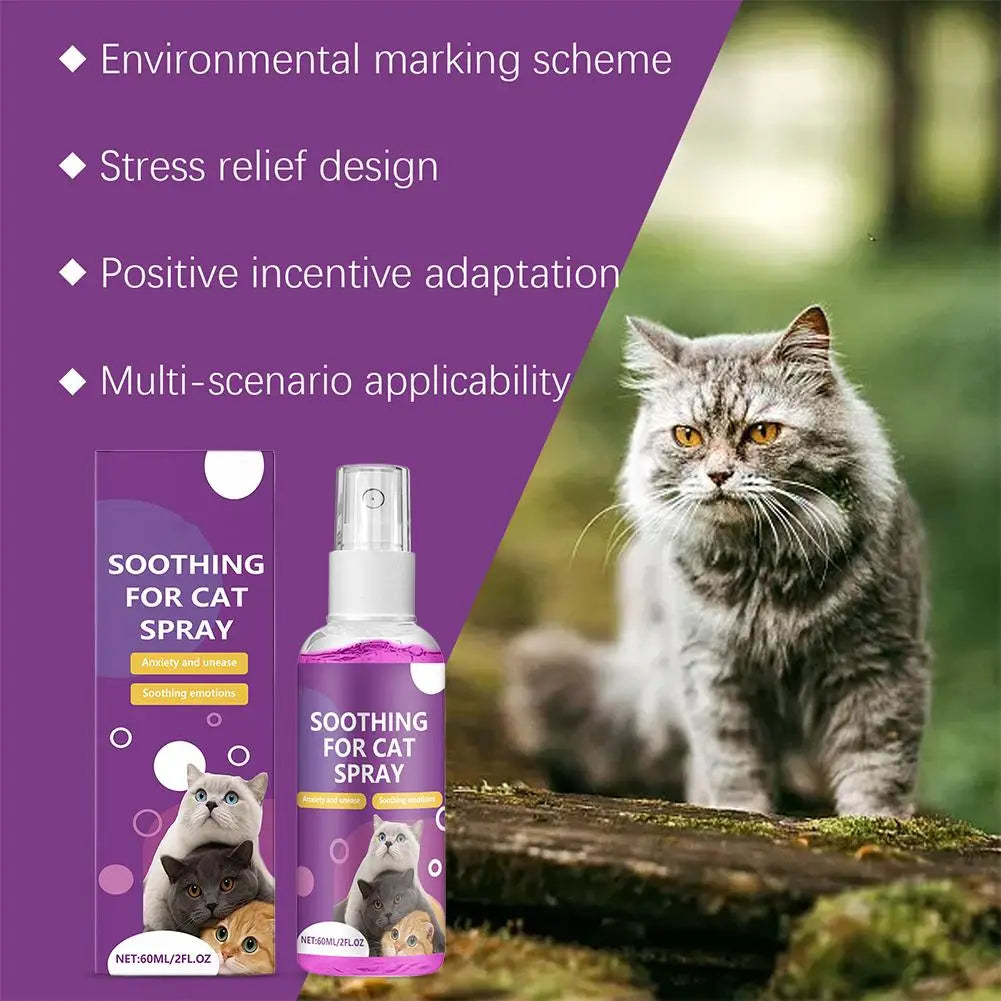 Cat Calming Spray for Instant Anxiety Relief