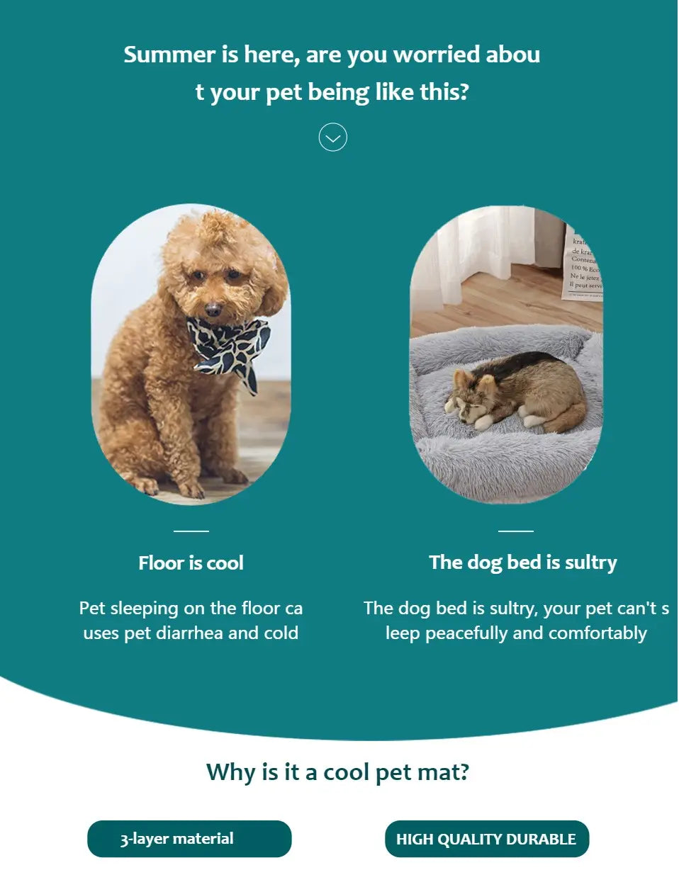 Cooling Pet Mat for Dogs and Cats