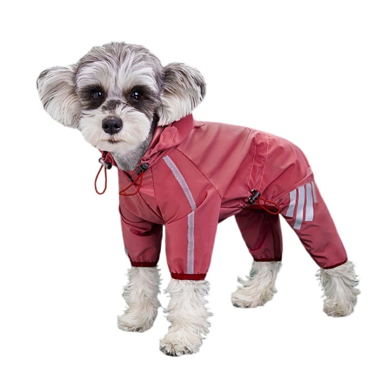 Waterproof Reflective Dog Raincoat for Dry Night Walks