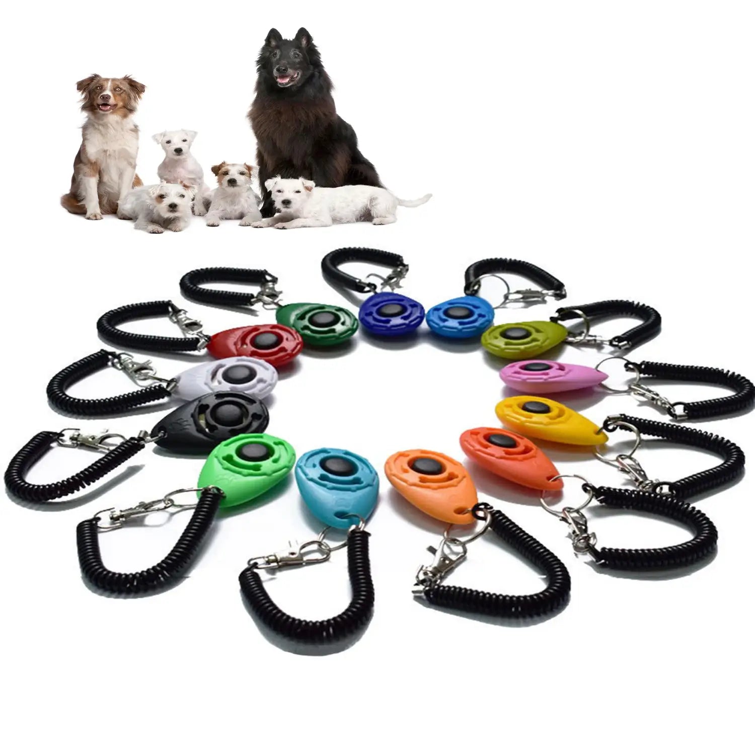 Pet Training Clicker with Wrist Strap for Fast Obedience