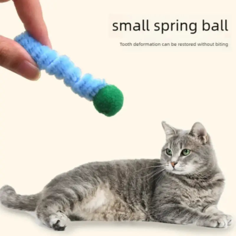 Cat Spring Toy for Daily Hunting and Active Exercise
