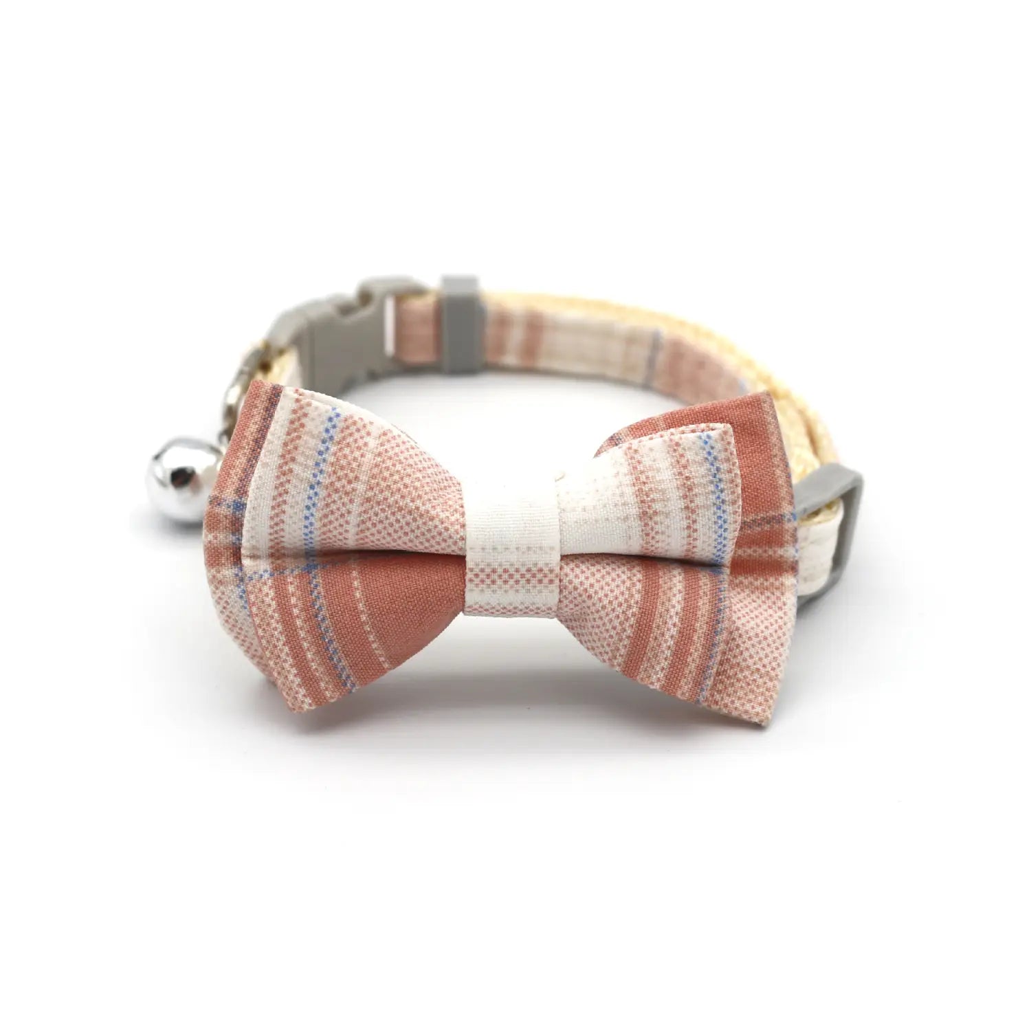 Adjustable Breakaway Cat Collar with Bow and Safety Bell