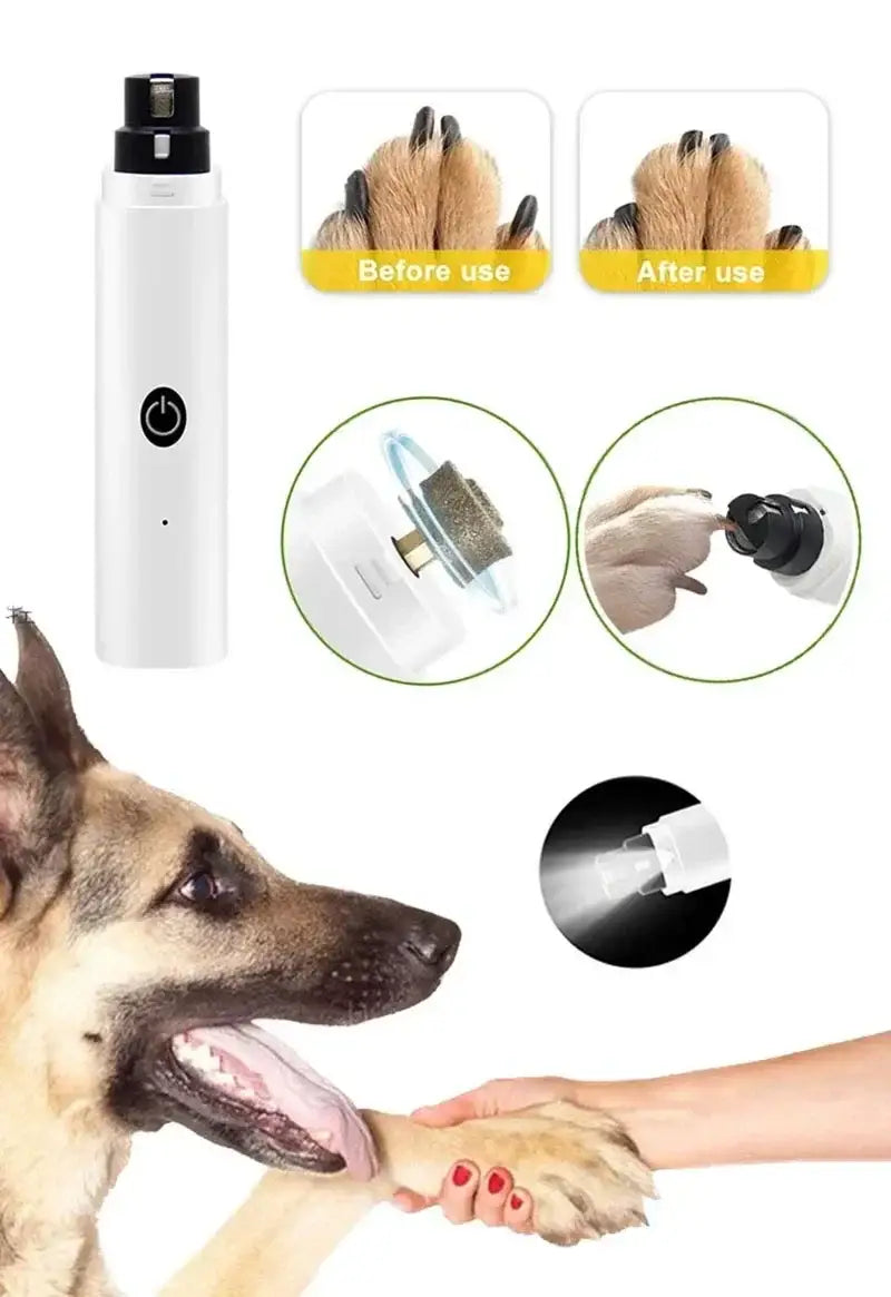Quiet Rechargeable Pet Nail Grinder for Stress-Free Grooming