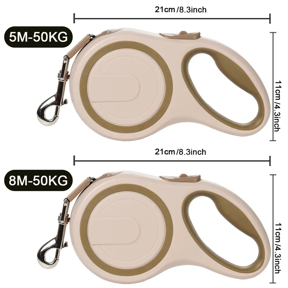 Retractable Dog Leash for Large Pets Up to 50KG