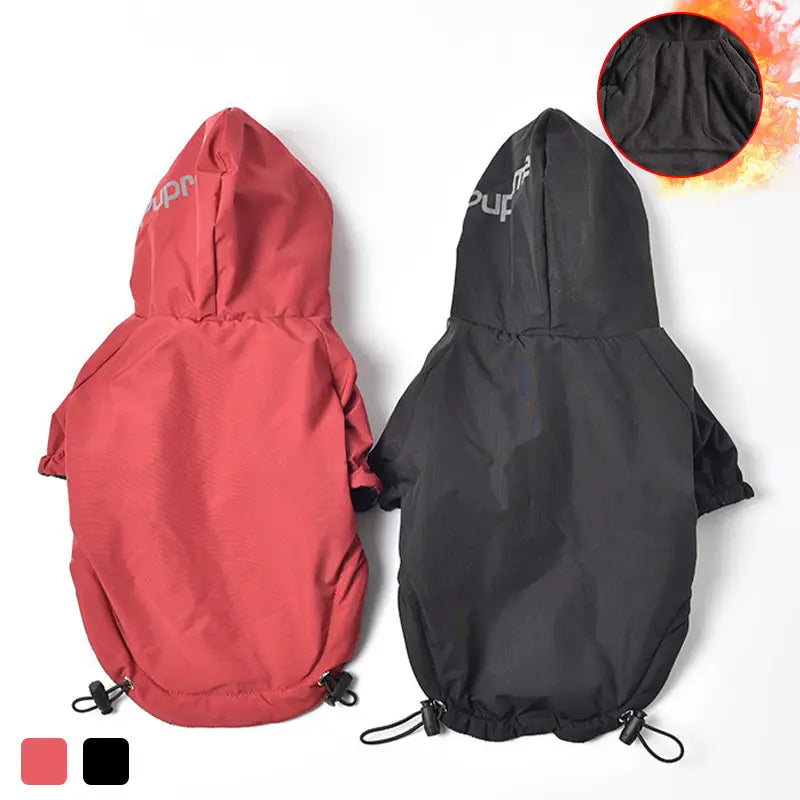 Reflective Waterproof Dog Jacket with Hood